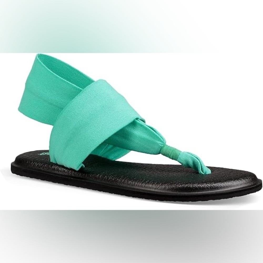 SANUK YOGA SLING 2 OPAL- TURQUOISE OUTDOOR FLIP FLOP WOMEN'S SANDALS